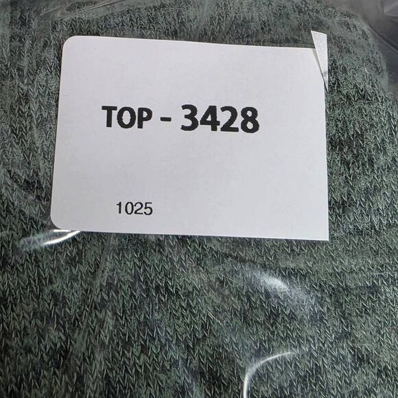 Fortune + Ivy Sage Green Button Side Tunic Top L - Picture 6 of 6